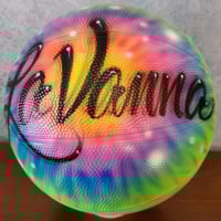 Image of Airbrush Basketball, Tie Dye Design