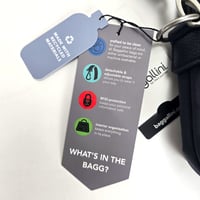 Image 8 of Baggallini Dome Crossbody with Braided Strap - French Navy Nylon