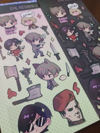 Image 3 of Horror Sticker Sheet