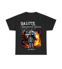 Image 2 of SALUTE SURVIVE & SERVE tee