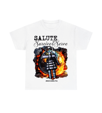 Image 3 of SALUTE SURVIVE & SERVE tee
