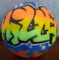 Image of Airbrush Basketball, Block Graffiti