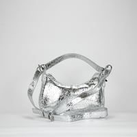 Image 4 of On 34th Dyanne Metallic Small Shoulder Bag - Silver