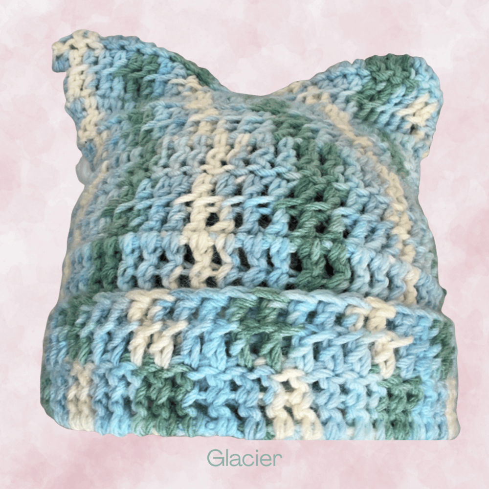 Image of New: Variegated Cat Ear Beanie