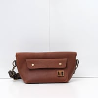 Image 1 of Commuter in textured vintage brown