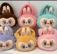 Labubu head bag 