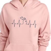 Image 2 of Michigan Heartbeat shirt