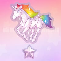 Image 2 of Robot Unicorn Attack Linked Charm