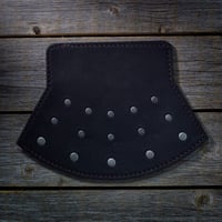 Image 2 of Battle Axe Mudflap - Antiqued Maroon/Black