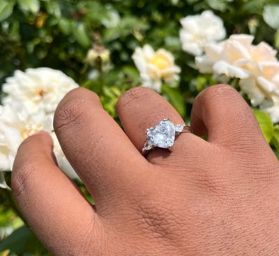 Image of HEART PURITY RING 2