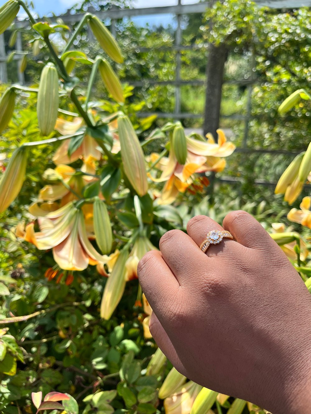 Image of ROUND STONE PURITY RING