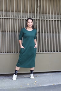 Image 1 of Archive SALE! Oh Baby Box Dress - Forest Green