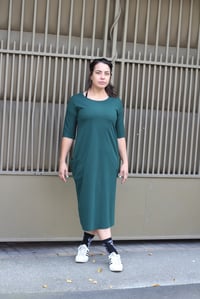 Image 3 of Archive SALE! Oh Baby Box Dress - Forest Green