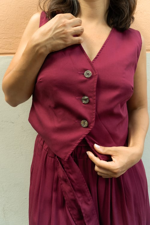 Image of GILET I’M BOLD CILIEGIA
