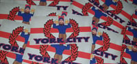Image 2 of Pack of 25 9x5cm York City, England Football/Ultras Stickers.
