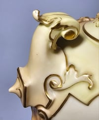 Image 8 of Royal Worcester Pedestal Vase and Cover