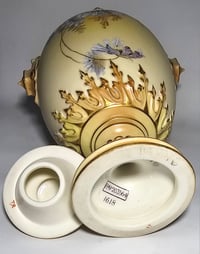 Image 13 of Royal Worcester Pedestal Vase and Cover
