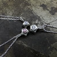 Image 1 of silver nugz star necklace