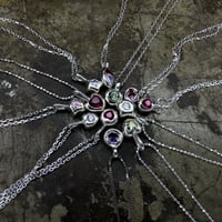 Image 2 of silver nugz star necklace