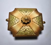 Image 6 of Royal Worcester rectangular shaped reticulated pot pourri and cover #2