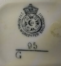 Image 16 of Royal Worcester rectangular shaped reticulated pot pourri and cover #2