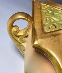 Image 10 of Royal Worcester rectangular shaped reticulated pot pourri and cover #2