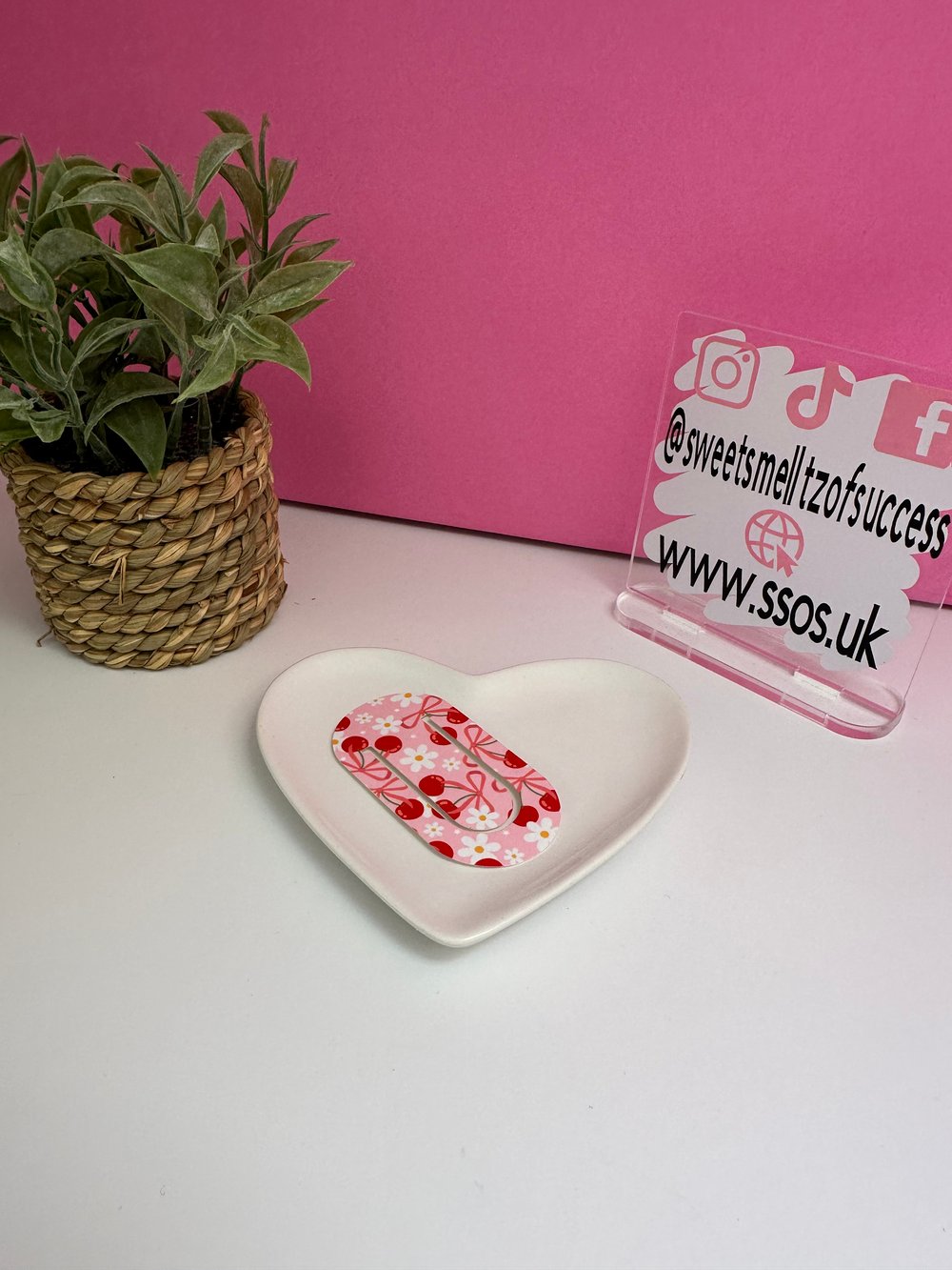 Image of 'Cherry Coquette' Bookmark