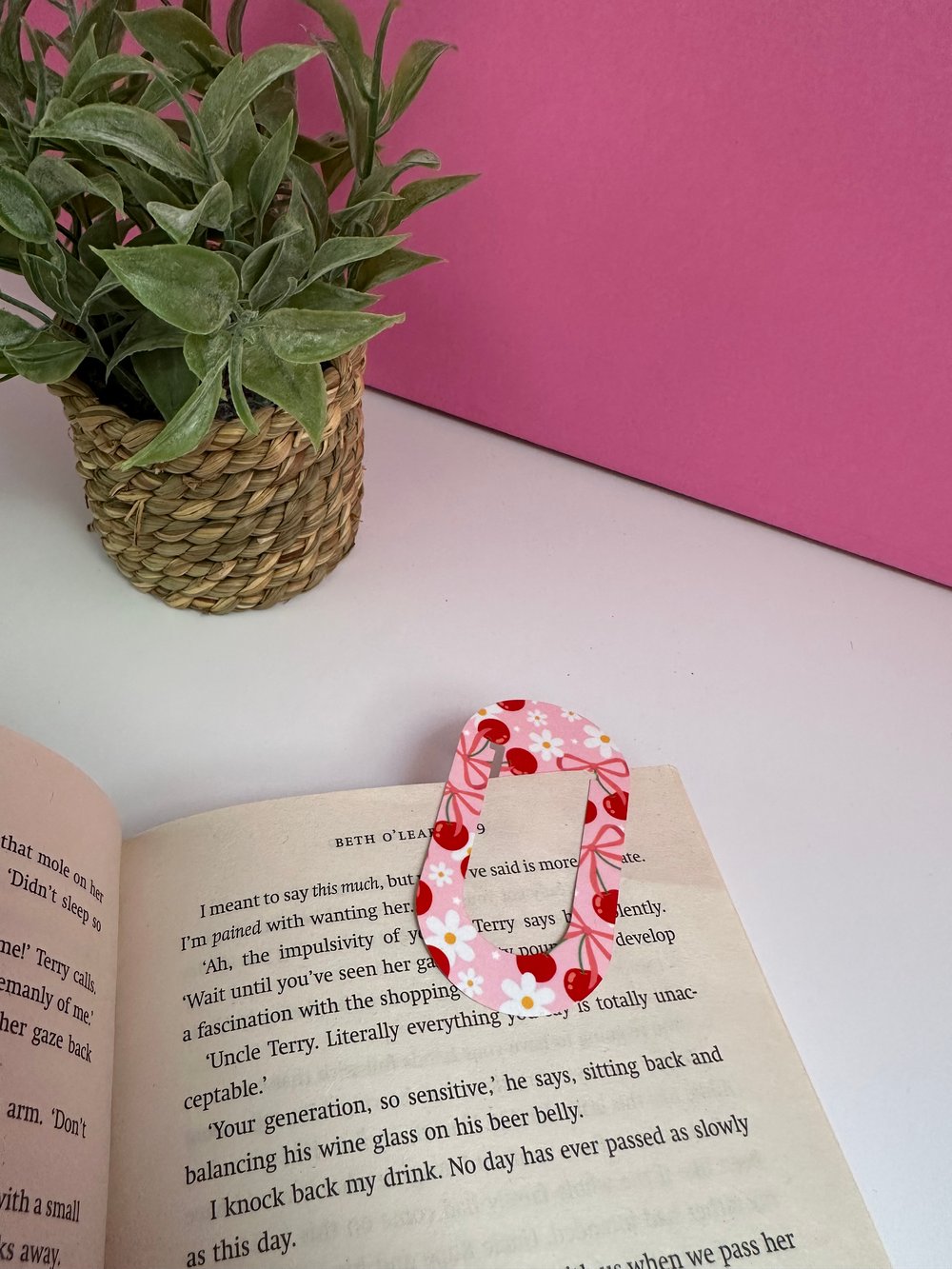 Image of 'Cherry Coquette' Bookmark