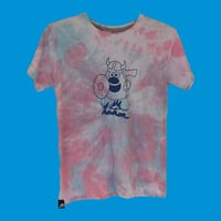 Kids Tie Dye Blue Viking Tee