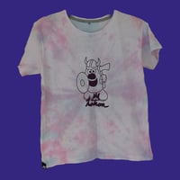 Kids Tie Dye Purple Viking Tee