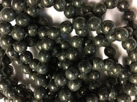 Bronze Antique Picasso Czech Pressed Glass Round Druk Beads 8mm 25 pcs