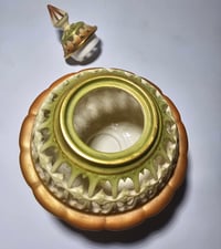 Image 6 of Royal Worcester Reticulated Pot Pourri and Cover