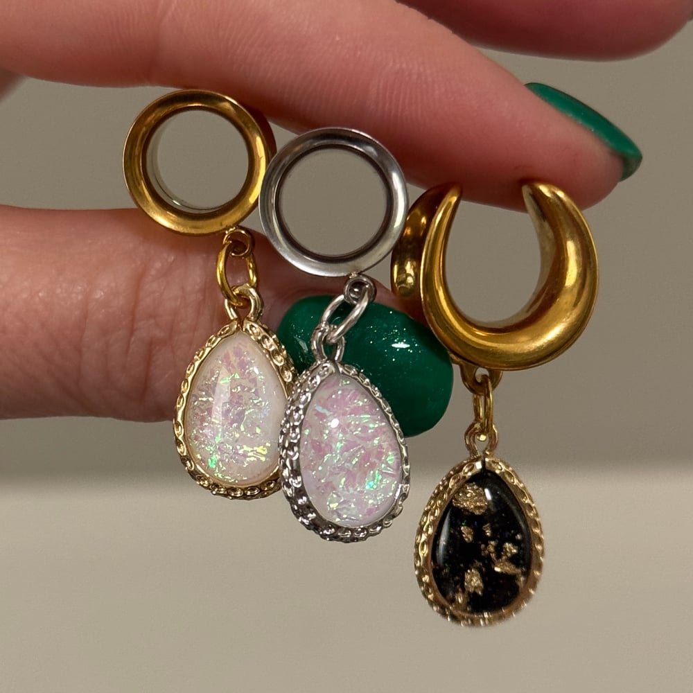Image of Dainty Teardrop Dangles (sizes 4g-2")