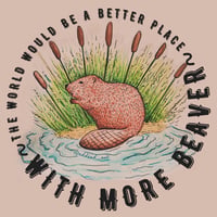 More Beaver Sticker