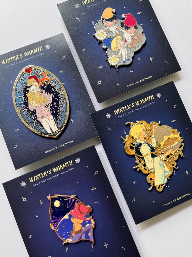 [LEFTOVERS] ❆ Winter's Warmth ❆ – One Piece Seasonal Pin Series