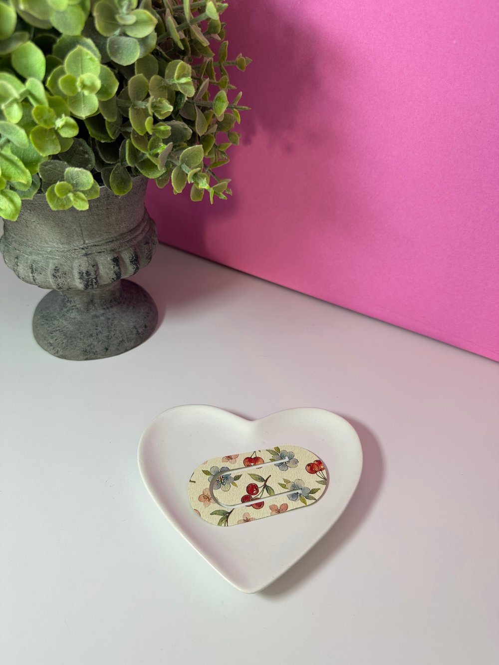 Image of 'Floral Cherries' Bookmark