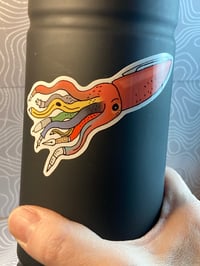Image 3 of Squid Army Pen Sticker - 3.5" x 1.5"