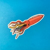 Image 1 of Squid Army Pen Sticker - 3.5" x 1.5"