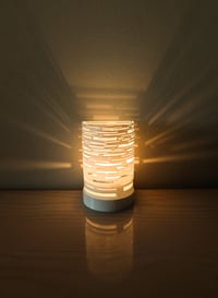 Image 1 of 🕯️ Elegant 3D-Printed Candle Holder – Artistic Light, Modern Design 🕯️