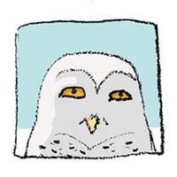 Image 2 of Owl Mugshot Sticker Sheet - 4" x 6"  - 15  Kiss Cut Stickers
