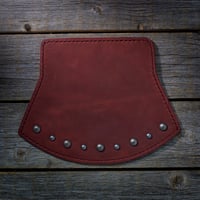 Image 1 of Battle Axe Mudflap - Red/Black
