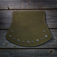 Image 1 of Battle Axe Mudflap - Green/Brown