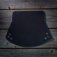 Image 2 of Battle Axe Mudflap - All Black/Teal