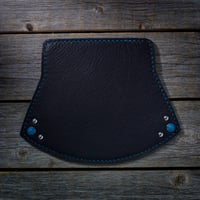 Image 1 of Battle Axe Mudflap - All Black/Teal