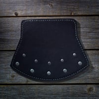 Image 1 of Battle Axe Mudflap - All Black/Grey