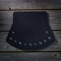 Image 2 of Battle Axe Mudflap - All Black/Maroon