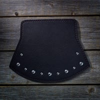 Image 1 of Battle Axe Mudflap - All Black/Maroon