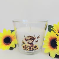 Image 4 of Personalised Highland Cow Candle, Personalised Highland Cow Gift