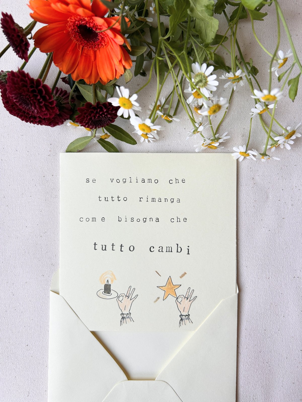 BIGLIETTO PERSONALIZZATO CON BUSTA