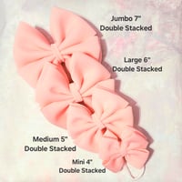 Image 2 of Large Double Stacked Puff Bow